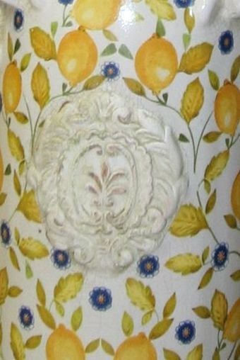 Mid-20th Century Pair of 1960's Provencal Urns with lamp application. For Sale