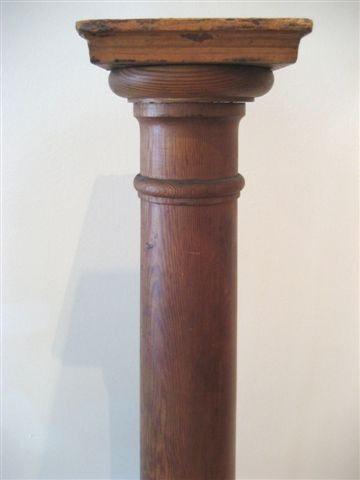 Pair of Carved French Wood Columns