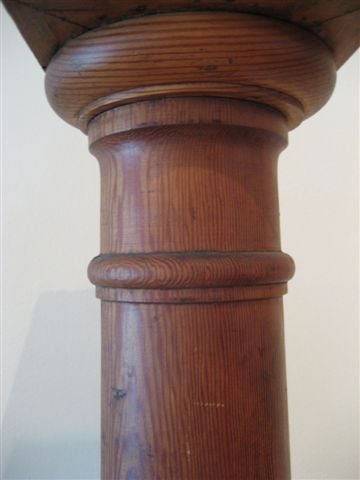 20th Century Pair of French Carved Wood Columns