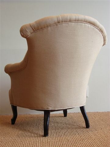 Pair of Napoleon III Tufted Back Chaffeuses 1