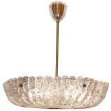 Carl Fagerlund for Orrefors Crystal Chandelier / 3 Available