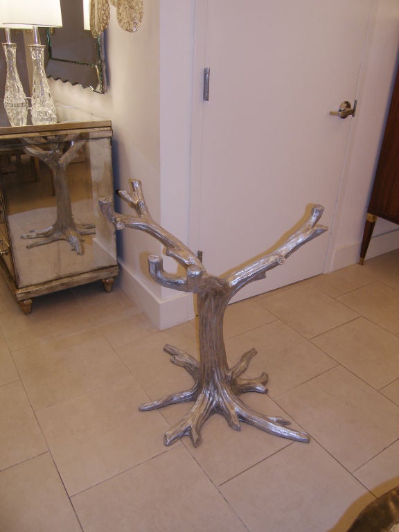 Cast Aluminium Tree Table Base In Excellent Condition For Sale In New York, NY