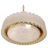 De Majo Glass & Brass Chandelier 7