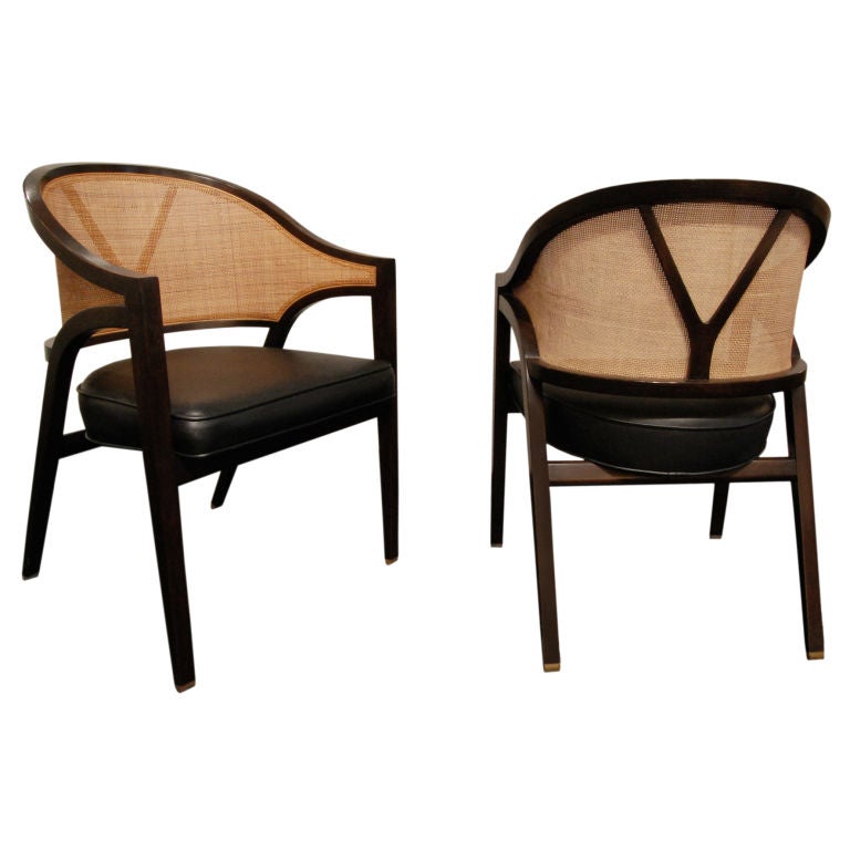 Pair of Lounge Chairs Model No.5957 by Edward Wormley