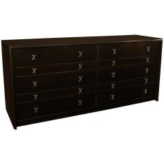 Chest of Drawers in Dark Walnut by Paul Frankl