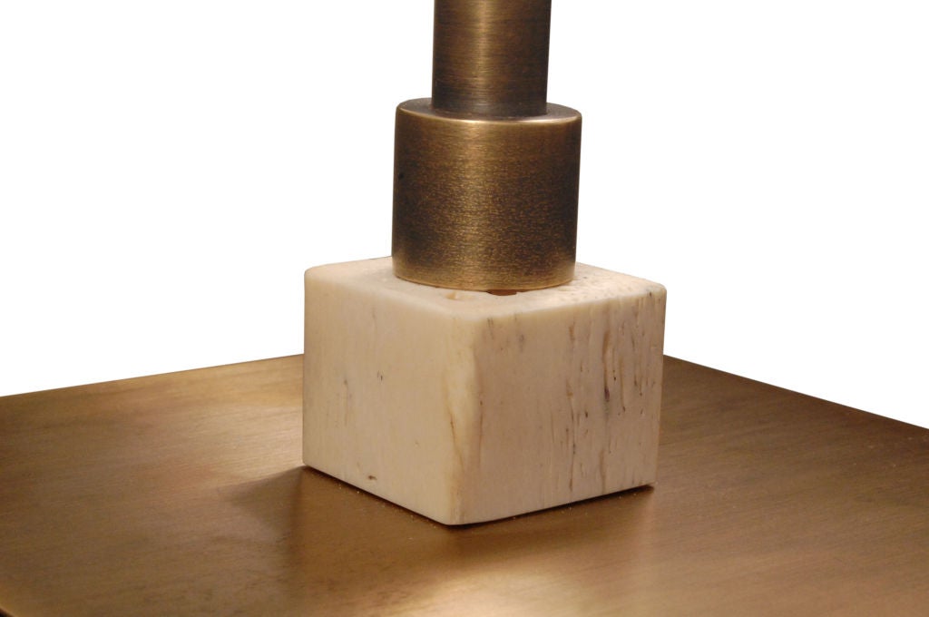 Pair of Table Lamps in Exotic Animal Hide Suede by Karl Springer