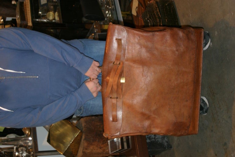 Leather Giant Louis Vuitton Travel Bag