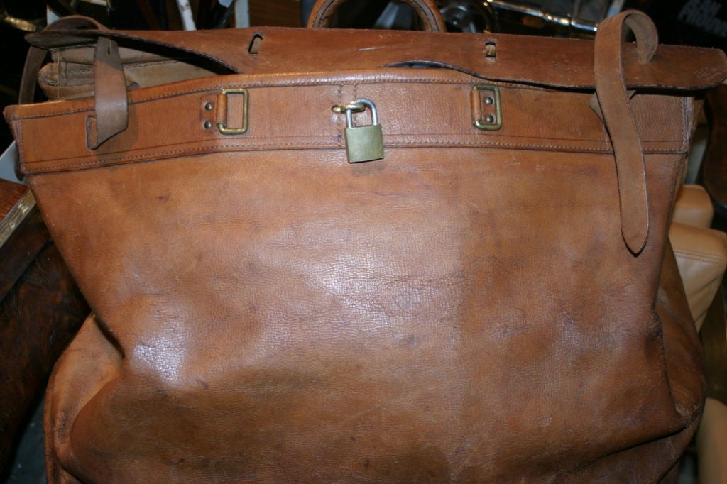 Mid-20th Century Giant Louis Vuitton Travel Bag