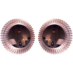 Pair of Glass Lighting Mirror