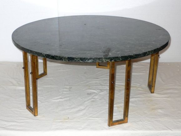 French Marble Coffee Table  For Sale
