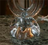 Cristal Lampe de table Daum en vente
