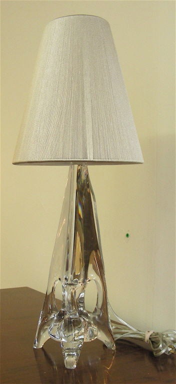 Mid-Century Modern Daul Eiffel Table Lamp For Sale