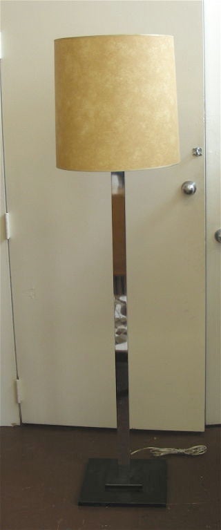 French Jacques Adnet Floor Lamp For Sale