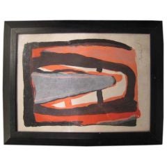Bram Van Velde signed lithograph MS 295