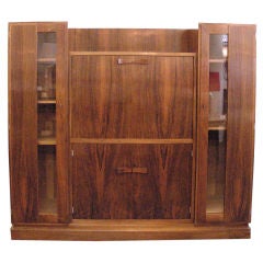 Exceptionnal art deco cabinet / secretary atributed to Sornay