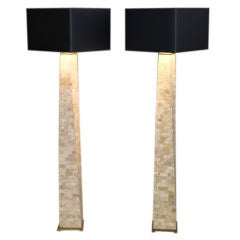 KARL SPRINGER PAIR OF LAMPS KARL SPRINGER PAIR OF LAMPS