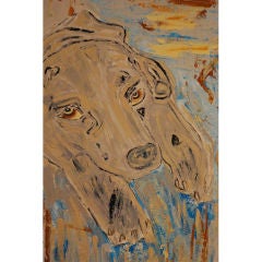 An Abstracted Dog Painting