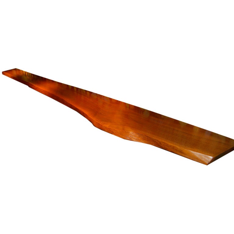 George Nakashima Shelf In American Black Walnut