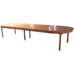 Massive Dining/Conference Table by Borge Mogensen, Seats 16-20