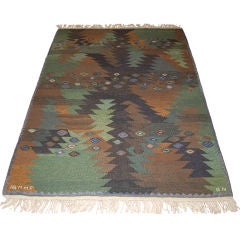 MMF Flatweave Swedish Carpet ca. 1950
