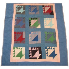 Basket of Chips Amish Crib Quilt