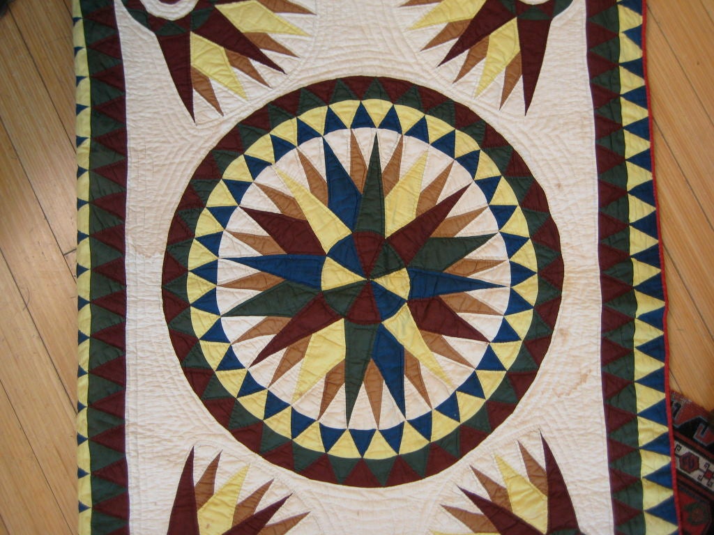 Mid-20th Century Maverick Peyote Quilt