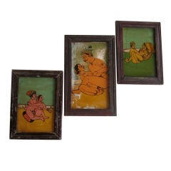 Set of Three Erotic Drawings