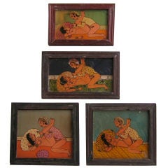 Set of Four Erotic Drawings