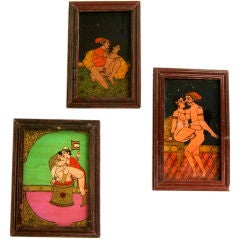 Set of Three Erotic Drawings