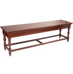 Antique Anglo-Indian Rosewood Bench or Coffee Table