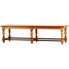 Anglo-Indian Satinwood and Rosewood Bench