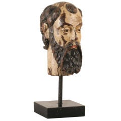 Antique Indo-Portuguese Saint Head