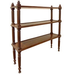 Anglo-Indian Rosewood Shelving Unit