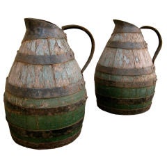 Antique Great Pair of Jugs
