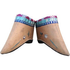 Antique Pair of Chinese Lotus Slippers for Bound Feet