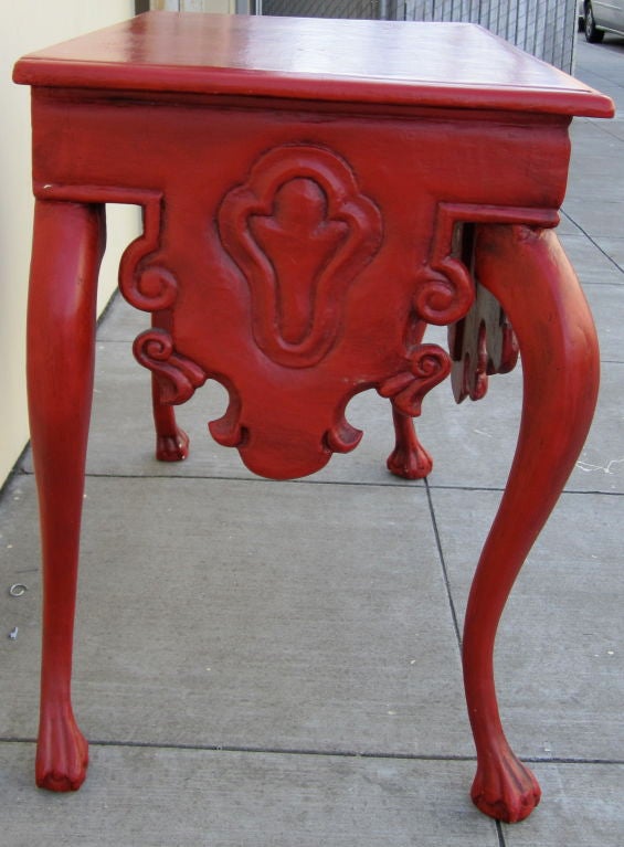 Hand Carved Mexican Colonial Console 5