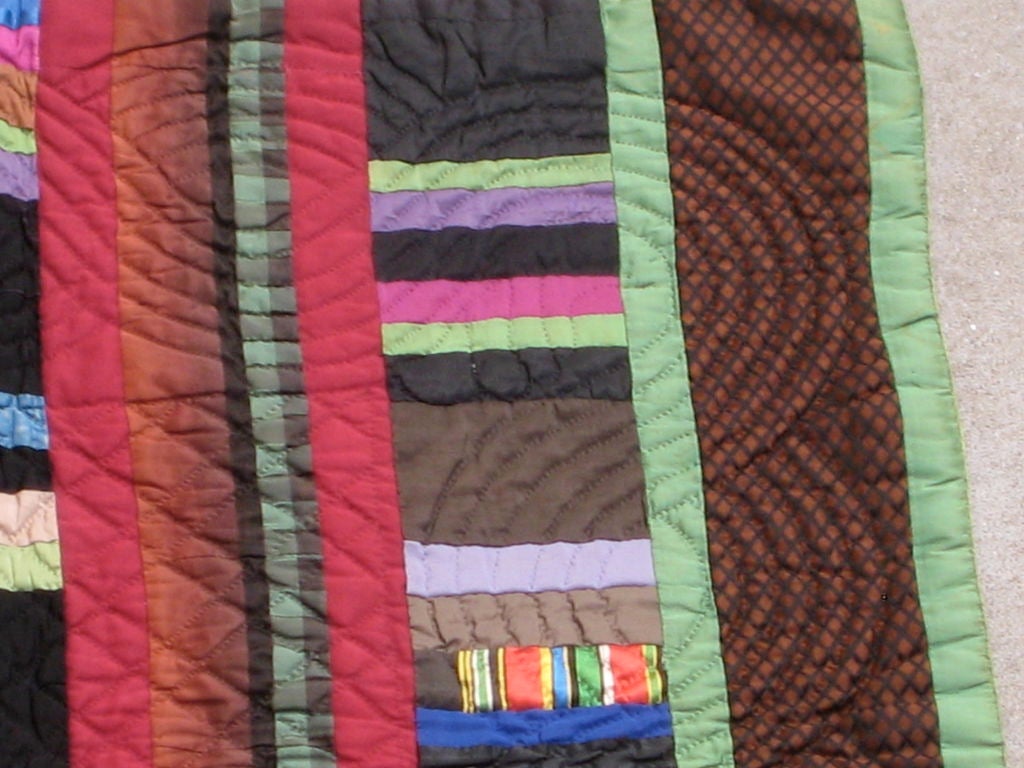 Chinese Coins Quilt In Good Condition In San Francisco, CA