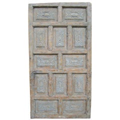 17th century Carved Panelled Door