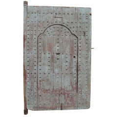Antique Moroccan Studded Medina Door