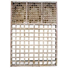 Antique Giant Carved Egyptian Screen