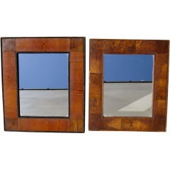 Antique Pr. of Walnut Mirror Frames