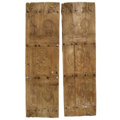Pair of Spanish Carved Doors