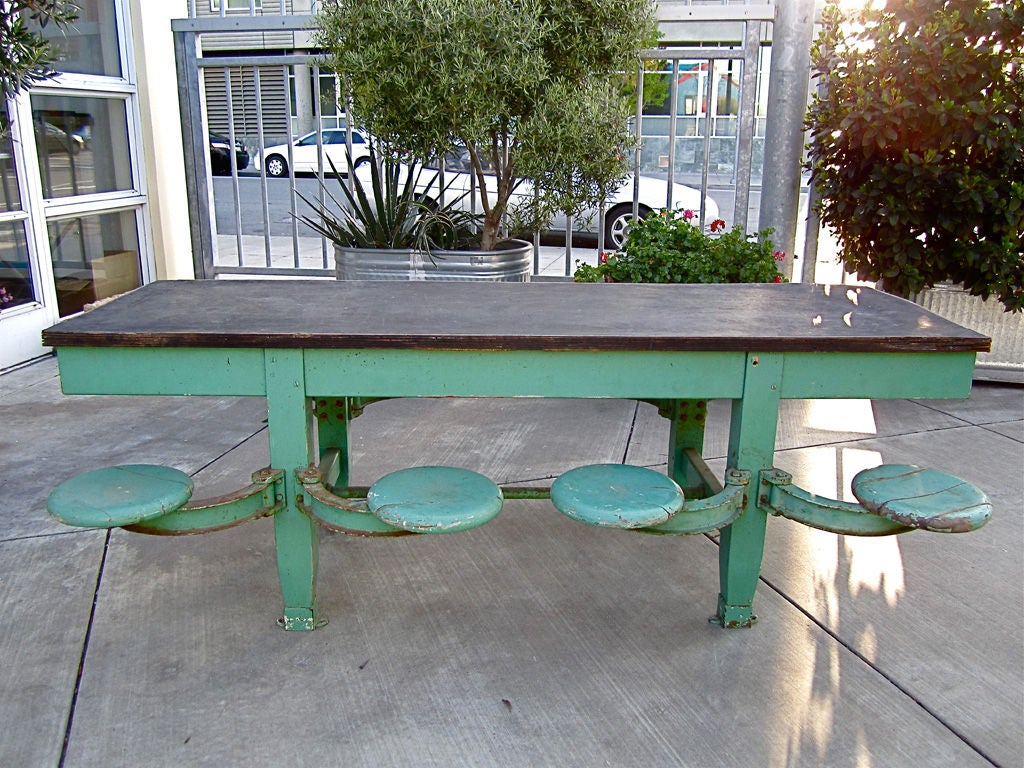 I don't know which I love more...the paint, the swivel mechanism, the base....The whole ensemble just has too many possibilities. This one won't last. Get 1stdibs !