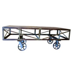 Industrial Island Cart