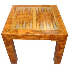 Vintage Backgammon Table