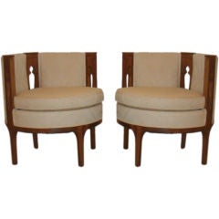 Pair Mid Century Chairs