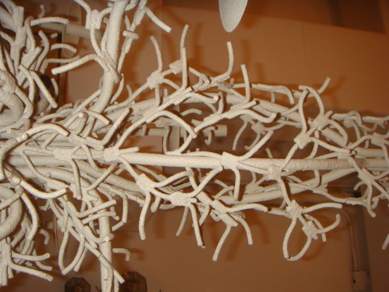 Late 20th Century Faux Coral Chandelier