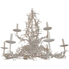 Faux Coral Chandelier