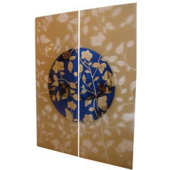 Pair Lucite Panels/Dividers