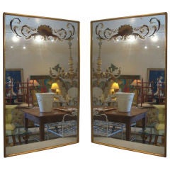 Vintage Pair Italian Mirrors